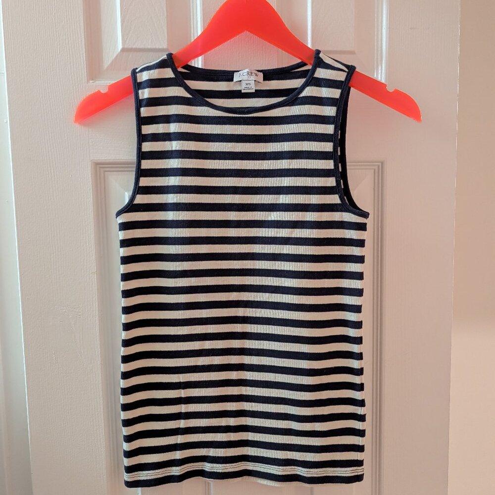 Striped Shell Tank Top